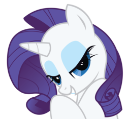 Size: 3188x3000 | Tagged: safe, artist:bigccv, rarity, pony, g4, bedroom eyes, female, lidded eyes, sexy, simple background, solo, stupid sexy rarity, transparent background, vector