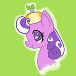 Size: 3000x3000 | Tagged: safe, artist:capelix, screwball, g4, cute, hat, icon, propeller hat, swirly eyes