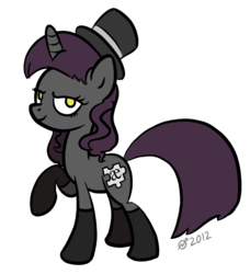 Size: 852x934 | Tagged: safe, artist:derkrazykraut, pony, ae-tan, encyclopedia dramatica, ponified, raised hoof, solo