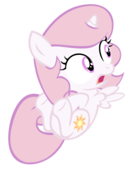 Size: 3000x4100 | Tagged: safe, artist:bronyboy, princess celestia, pony, g4, cewestia, cute, cutelestia, female, filly, pink-mane celestia, scared, simple background, solo, surprised, transparent background, young, young celestia, younger