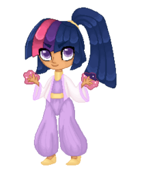 Size: 250x300 | Tagged: safe, artist:robynne, twilight sparkle, human, g4, dark skin, humanized