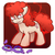 Size: 500x500 | Tagged: safe, artist:oh-what-a-twist, twist, earth pony, pony, g4, bitter sweets, evil eyes, female, filly, glasses, solo