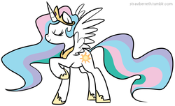 Size: 813x494 | Tagged: safe, artist:orangealley, princess celestia, pony, g4, female, filly, solo