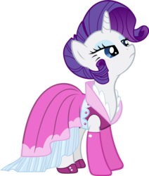 Size: 2000x2355 | Tagged: safe, artist:ocarina0ftimelord, rarity, pony, g4, too many pinkie pies, clothes, dress, female, simple background, solo, transparent background, vector