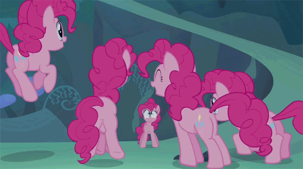 Image result for too many pinkie pies gif