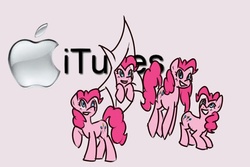 Size: 900x600 | Tagged: safe, pinkie pie, g4, my little pony: friendship is magic, too many pinkie pies, clone, fun fun fun, itunes, pinkie clone