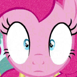 Size: 512x512 | Tagged: safe, screencap, pinkie pie, g4, too many pinkie pies, animated, clock, clock face, female, loop, pinkie clock