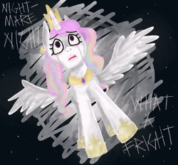 Size: 700x650 | Tagged: safe, artist:woop-de-de-doo, princess celestia, g4, crying