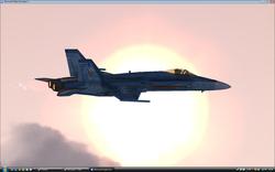 Size: 1680x1050 | Tagged: safe, rainbow dash, g4, aircraft, airplane dash, f/a-18 hornet, fsx, jet, jet fighter, plane, skin