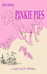 Size: 800x1250 | Tagged: safe, pinkie pie, g4, too many pinkie pies, book, cover