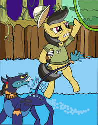 Size: 900x1156 | Tagged: artist needed, safe, ahuizotl, daring do, pegasus, pony, g4, female, mare