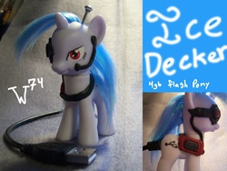 Size: 1200x900 | Tagged: safe, artist:wolferahm, cyborg, pony, brushable, customized toy, irl, photo, shadowrun, toy