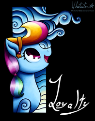 Size: 1650x2100 | Tagged: safe, artist:whitestar1802, rainbow dash, g4, crystallized