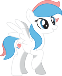 Size: 1557x1906 | Tagged: safe, artist:misspepperony, oc, oc only, oc:tulip dew, pegasus, pony, pegasus oc, simple background, solo, transparent background, vector, wings