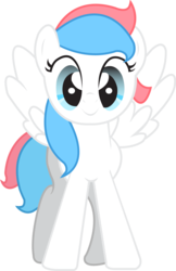 Size: 1238x1910 | Tagged: safe, artist:misspepperony, oc, oc only, pegasus, pony, female, looking at you, mare, simple background, transparent background, vector