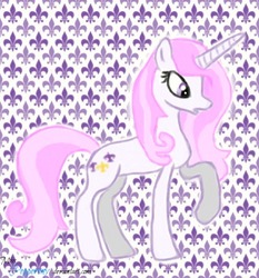 Size: 374x401 | Tagged: safe, artist:misspepperony, fleur-de-lis, pony, unicorn, g4, female, solo