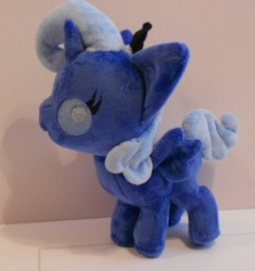 Size: 424x451 | Tagged: safe, artist:sophie scruggs, princess luna, pony, g4, female, filly, irl, photo, plushie, solo, woona