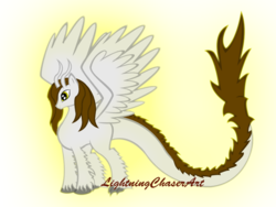 Size: 900x675 | Tagged: safe, artist:lightningchaserart, oc, oc only, dracony, dragon, original species, pony, crossbreed