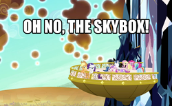 Size: 1172x724 | Tagged: safe, edit, edited screencap, screencap, applejack, fluttershy, pinkie pie, princess cadance, rainbow dash, rarity, shining armor, twilight sparkle, alicorn, earth pony, pegasus, pony, unicorn, g4, the crystal empire, female, image macro, male, mane six, mare, stallion