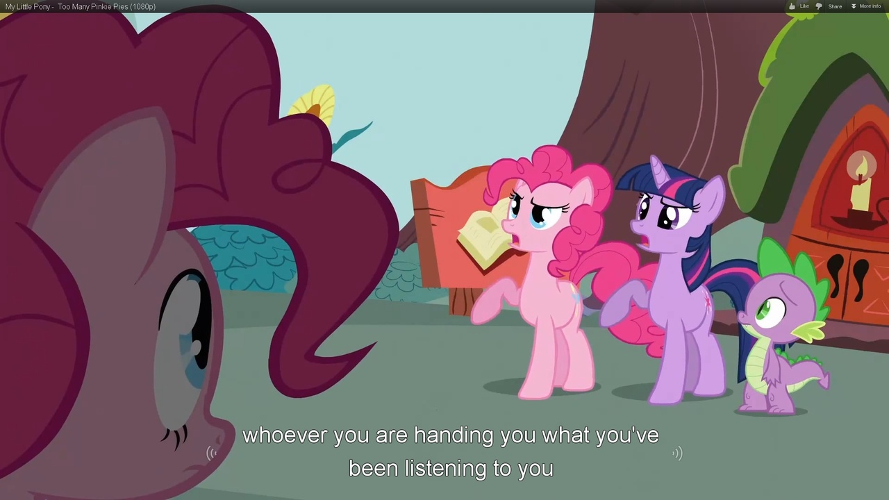 155543 Safe Screencap Pinkie Pie Spike Twilight Sparkle Dragon Too Many Pinkie Pies