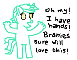 Size: 670x519 | Tagged: safe, lyra heartstrings, g4, my little pony: friendship is magic, too many pinkie pies, hand