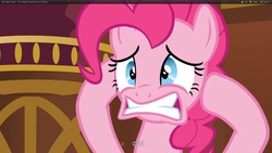 Size: 1920x1080 | Tagged: safe, screencap, pinkie pie, g4, my little pony: friendship is magic, too many pinkie pies, youtube caption