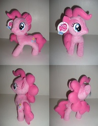 Size: 1021x1323 | Tagged: safe, artist:meganichan04, pinkie pie, earth pony, pony, g4, customized toy, irl, mod, photo, plushie, solo