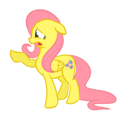 Size: 1220x1108 | Tagged: safe, artist:kirawolfie, fluttershy, pony, g4, female, simple background, solo, transparent background, vector
