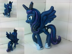 Size: 3264x2448 | Tagged: safe, artist:fesoferbex, princess luna, pony, g4, customized toy, irl, photo, solo, toy