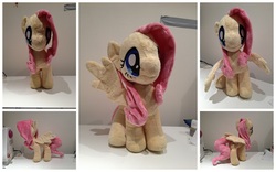 Size: 1280x800 | Tagged: safe, artist:bitterxtea, fluttershy, pony, g4, irl, photo, plushie, solo