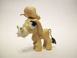 Size: 646x483 | Tagged: safe, artist:ponyrehab, cranky doodle donkey, donkey, g4, customized toy, irl, photo, sculpture, solo