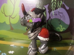 Size: 3264x2448 | Tagged: safe, artist:balthazar147, king sombra, pony, g4, customized toy, irl, photo, solo, toy