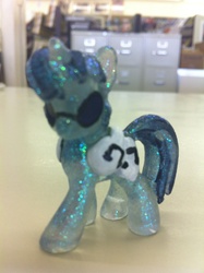 Size: 1936x2592 | Tagged: safe, artist:pallydan, dj pon-3, vinyl scratch, pony, g4, customized toy, irl, photo, solo, toy