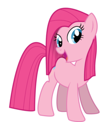 Size: 900x995 | Tagged: safe, artist:eagle1division, pinkie pie, earth pony, pony, g4, cute, cuteamena, female, mare, pinkamena diane pie, simple background, solo, straight hair, transparent background, vector