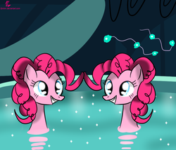 Size: 700x600 | Tagged: safe, artist:eirrinn, pinkie pie, g4, too many pinkie pies, clone, pinkie clone, water