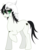 Size: 1754x2236 | Tagged: safe, artist:afunny, pony, arrancar, bleach (manga), ponified, simple background, solo, transparent background, ulquiorra cifer, vector