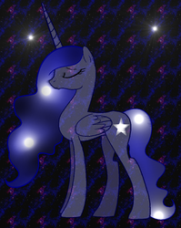 Size: 772x968 | Tagged: safe, artist:littleangel190, oc, oc only, alicorn, pony, alicorn oc, stars