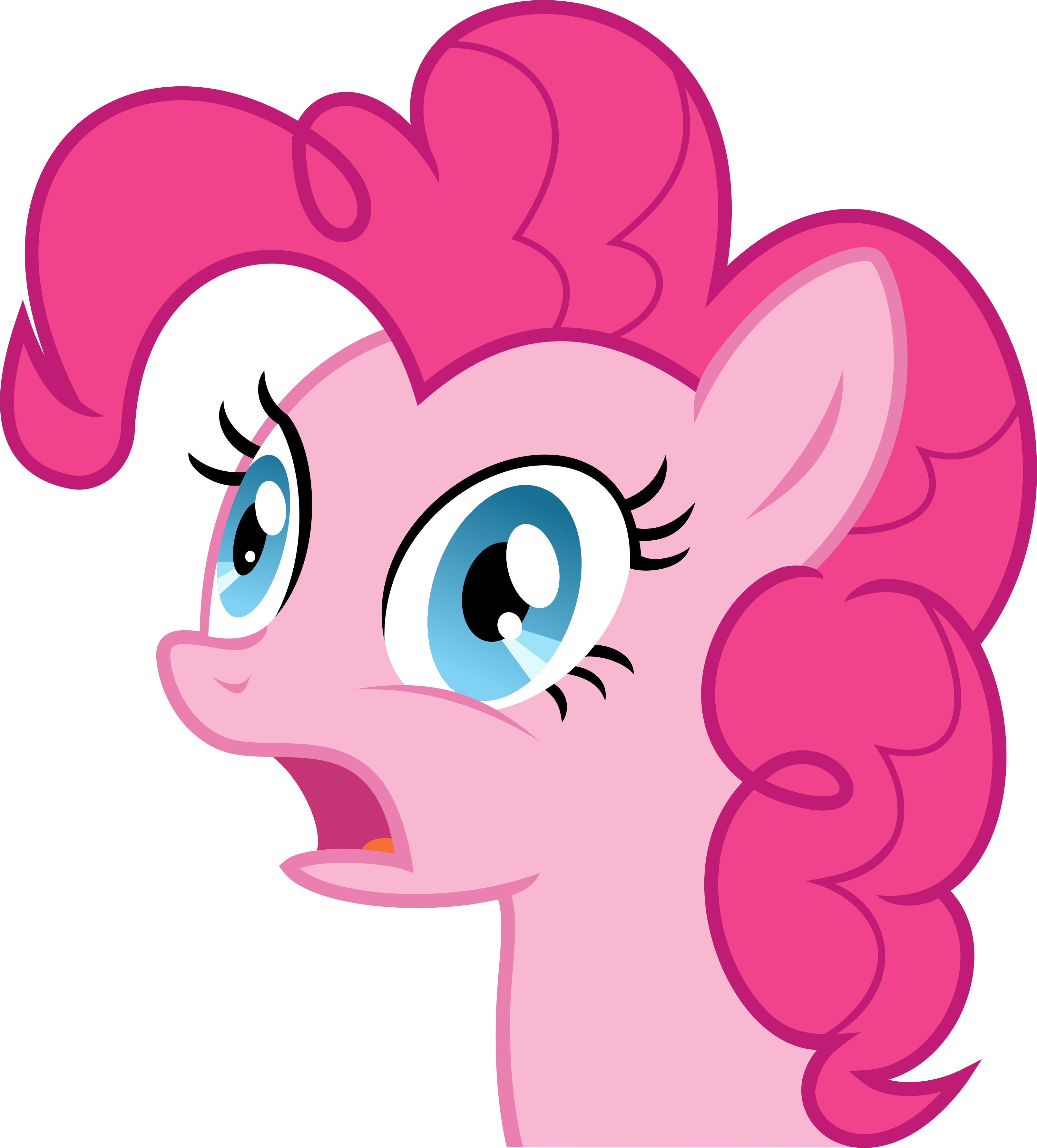 156020 safe, artistflizzick, pinkie pie, earth pony, pony, g4, too many pinkie pies, bust