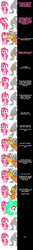 Size: 1000x7649 | Tagged: safe, artist:undead-niklos, discord, pinkie pie, comic:pinkie pie says goodnight, g4, comic, pink text, q