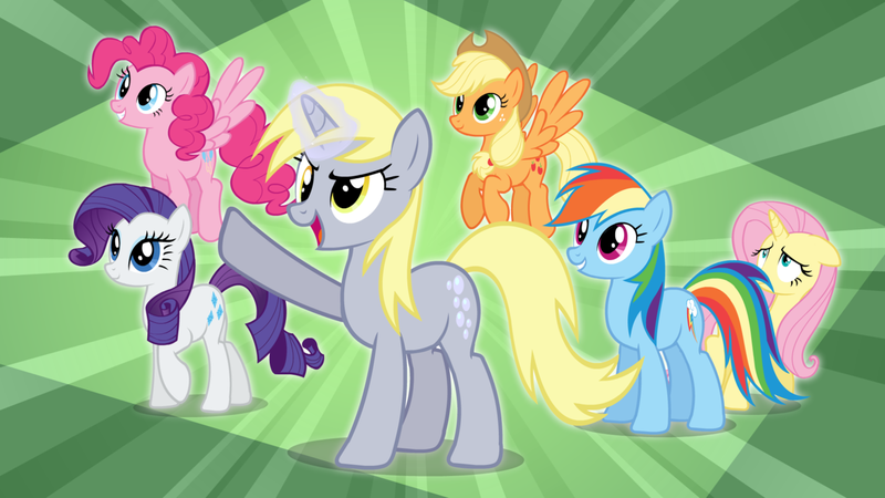 My Little Pony Derpy Hooves And Rainbow Dash