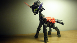 Size: 1634x921 | Tagged: safe, artist:gk733, king sombra, g4, customized toy, irl, lego, photo, toy