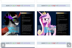 Size: 960x640 | Tagged: safe, screencap, king sombra, princess cadance, g4, exploitable meme, juxtaposition, juxtaposition win