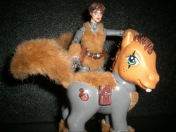 Size: 1024x768 | Tagged: safe, human, g3, action figure, customized toy, doll, fur, human ponidox, irl, marvel, nut sack, nuts, photo, ponified, saddle bag, squirrel girl, superhero, toy