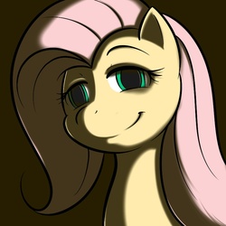 Size: 800x800 | Tagged: safe, artist:kloudmutt, fluttershy, pony, g4, female, solo, yandere, yandershy