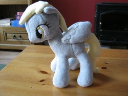 Size: 1460x1095 | Tagged: safe, artist:hironolind, derpy hooves, pony, g4, irl, photo, plushie, solo