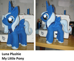 Size: 2000x1664 | Tagged: safe, artist:sailordream-onee-san, princess luna, pony, g4, irl, photo, plushie, solo