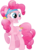 Size: 7126x10000 | Tagged: safe, artist:pirill, pinkie pie, earth pony, pony, g4, absurd resolution, crystal makeover, crystallized, female, simple background, solo, transparent background, vector