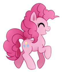 Size: 491x568 | Tagged: safe, artist:tsurime, pinkie pie, earth pony, pony, g4, cute, diapinkes, eyes closed, female, mare, open mouth, profile, simple background, solo, transparent background