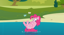 Size: 800x441 | Tagged: safe, screencap, pinkie pie, earth pony, pony, g4, female, mare, solo