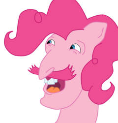 Size: 690x719 | Tagged: safe, pinkie pie, g4, facial hair, meme, moustache, nigel thornberry, smashing (meme)